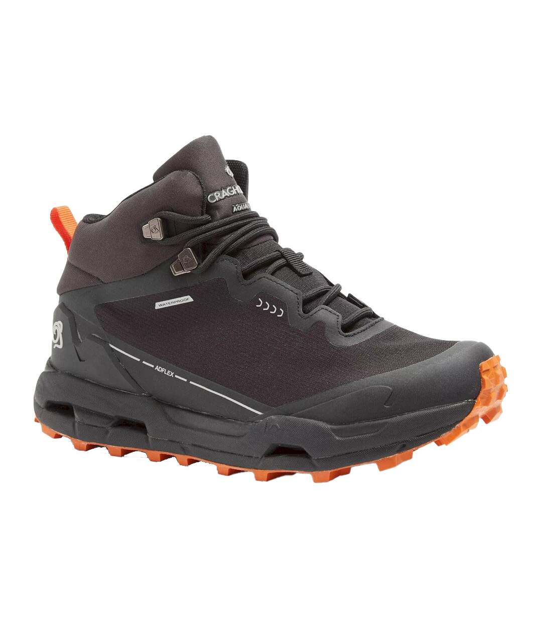 Womens/ladies adflex walking boots black/nectar orange Craghoppers-1