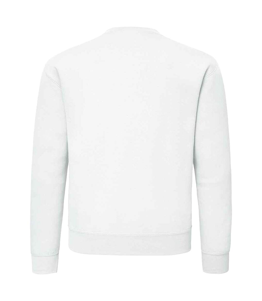 Mens supercotton plain sweatshirt white Fruit of the Loom-2