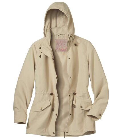 Women's Beige Safari-Style Jacket