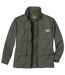Men's Khaki Safari Jacket - Full Zip 