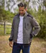 Le Gilet Molleton Zippé Chiné-6