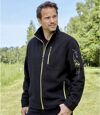 Men's Black Full Zip Fleece Jacket -  R-Xtrem Atlas For Men