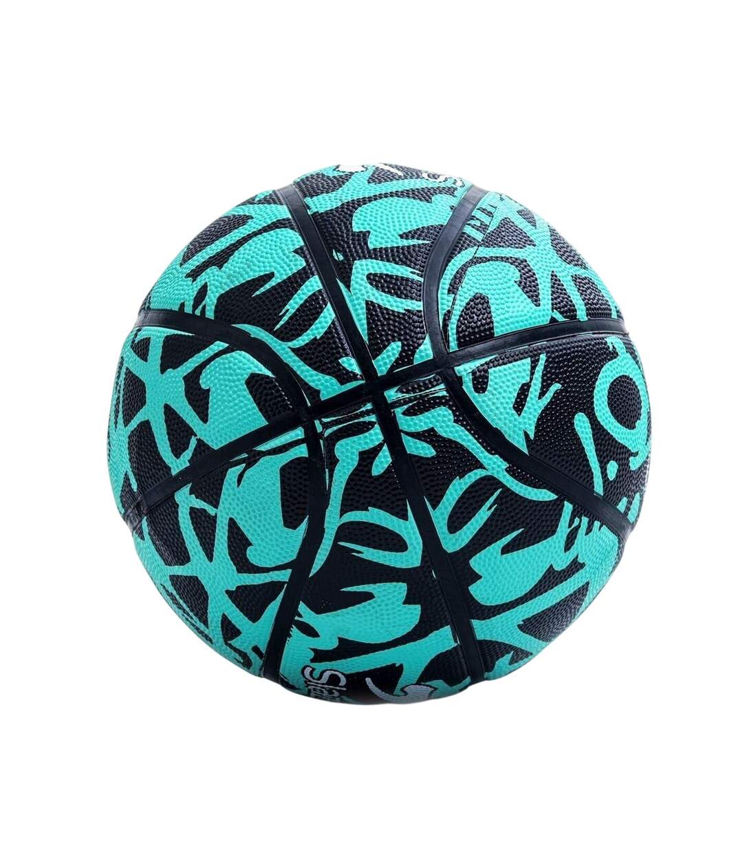 Ballon De Basket Motif/style Néon Taille 3 Noir Vert Slazenger-3