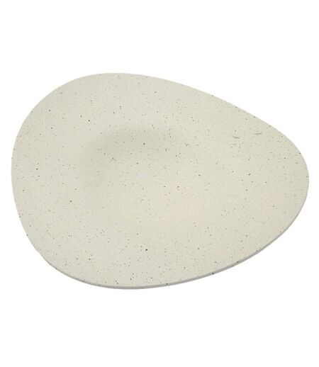 Vide-Poche Design Elégant 41cm Crème