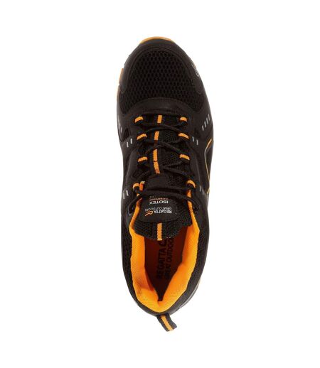 Regatta Mens Vendeavour Waterproof Walking Shoes (Navy/Lime Punch) - UTRG8564