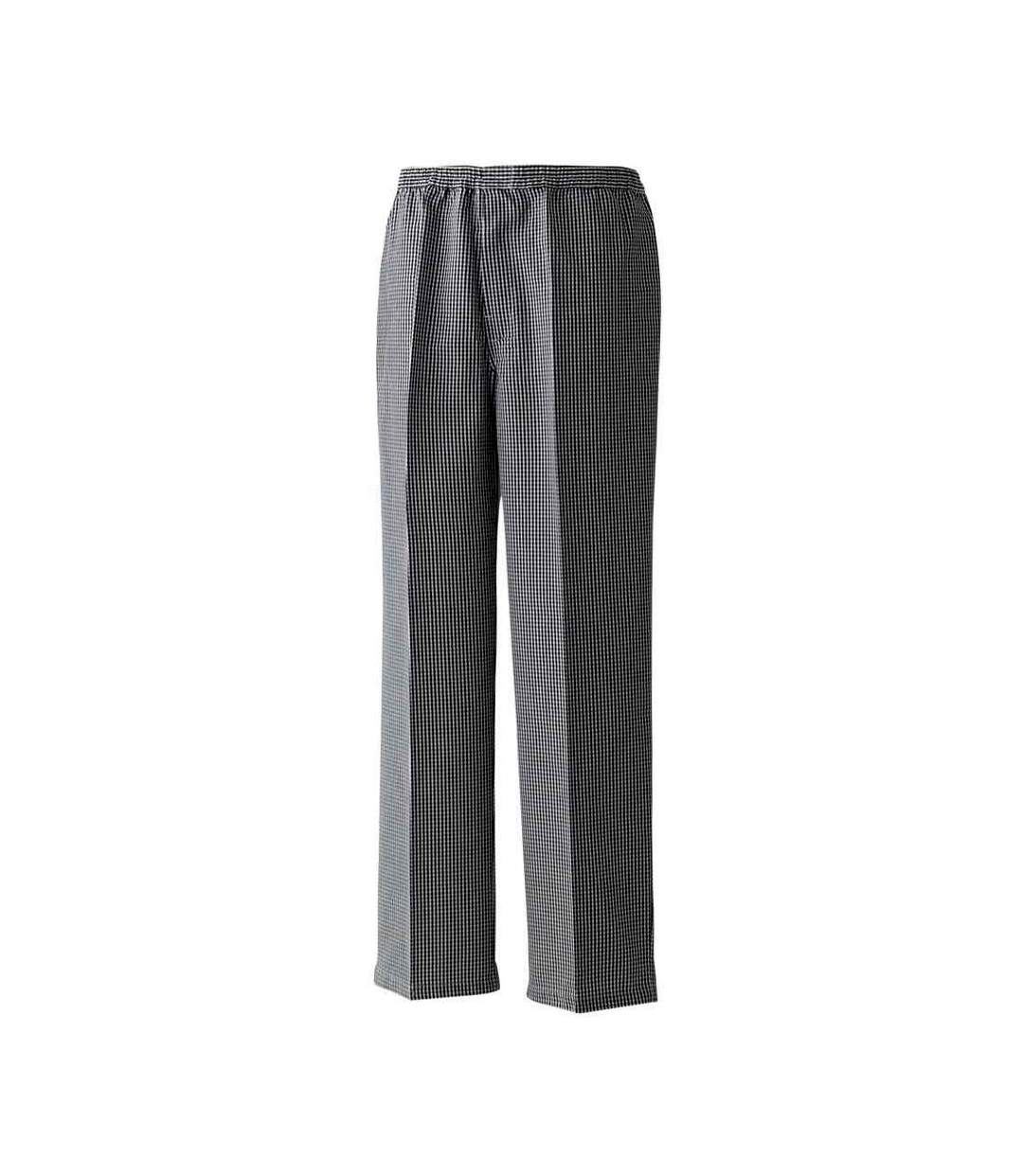 Premier - Pantalon de cuisinier - Adulte (Noir / Blanc) - UTPC6727-1