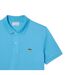 Mens Pique Slim Polo Shirt Blue Lacoste-3