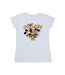 Disney T-shirt en coton du groupe Mickey Mouse pour femmes/femmes (Blanc) - UTBI33261-1