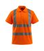 Polo Haute Visibilité Bowen Safe Light Homme Orange Fluo Mascot-1