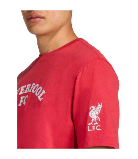 Mens Liverpool Fc T-shirt Red Adidas