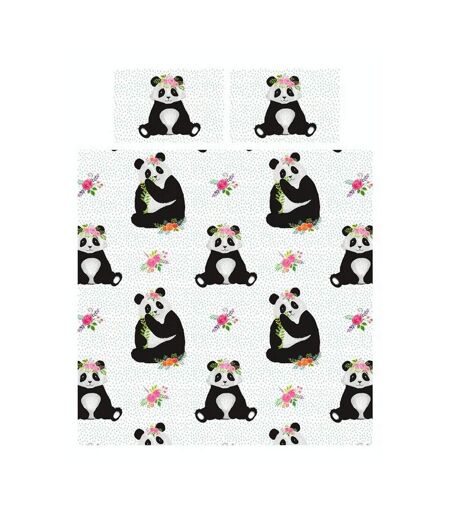 Panda duvet cover set black/white Rapport