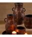 Vase en Terre Cuite Amphore 70cm Marron-5
