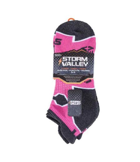 3 Pack Ladies Breathable Cushioned Low Cut Running Socks with Arch Support
