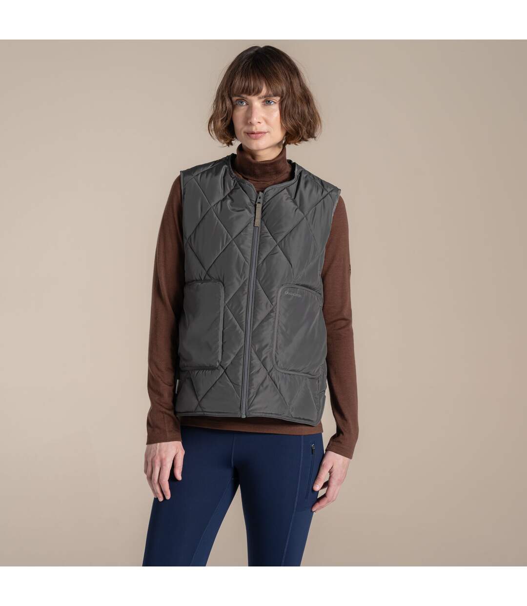 Veste Sans Manches National Trust Borage Femme Gris Foncé Craghoppers-4