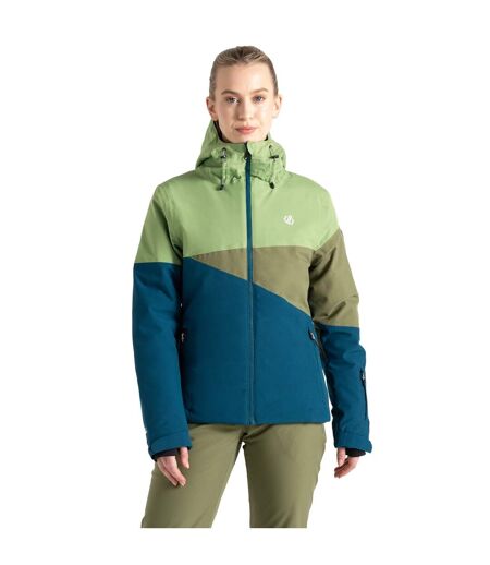 Blouson De Ski Ice Femme Vert Piquant Bleu Marocain Dare 2B