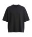 T-shirt Motif/style Rectangulaire Homme Noir Sombre Awdis-2