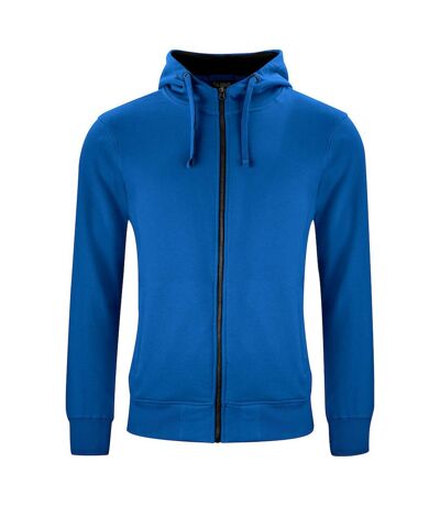 Mens Classic Full Zip Hoodie Royal Blue Clique