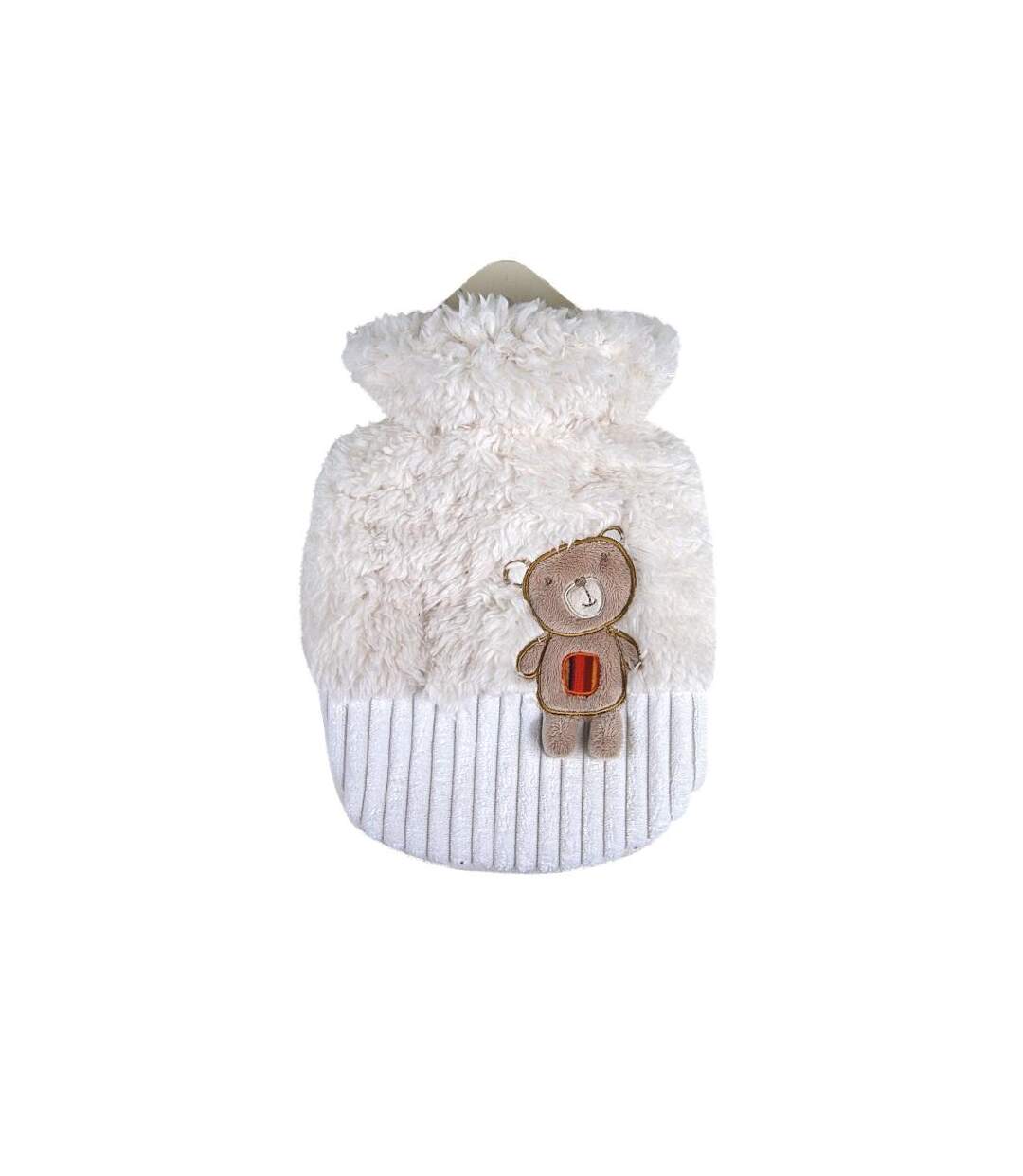 Sanger children's hot water bottle bear piet fleece cover 0.8l one size one colour Universal Textiles-1