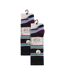 Wildfeet - 6 Paires Homme Chaussettes Bambou Rayures Rigolotes-2