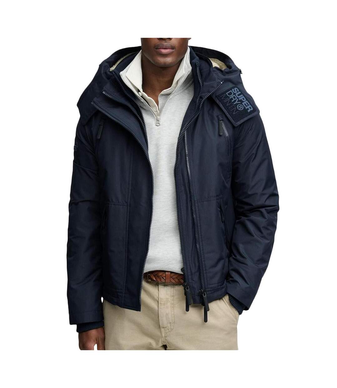 Manteau marine homme superdry hooded arctic-1