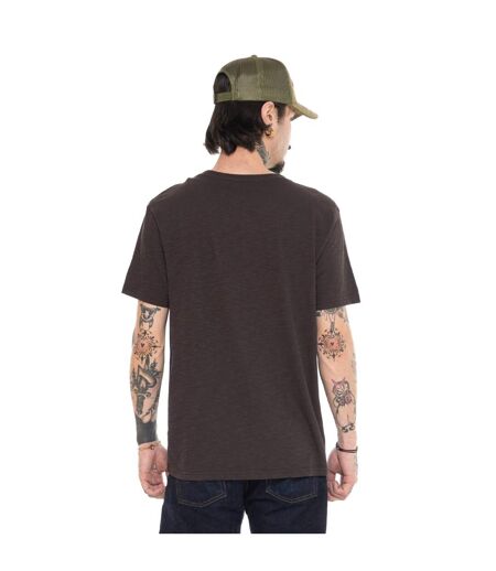 T-shirt homme regular en slub heavy wash print devant Pedro Vondutch