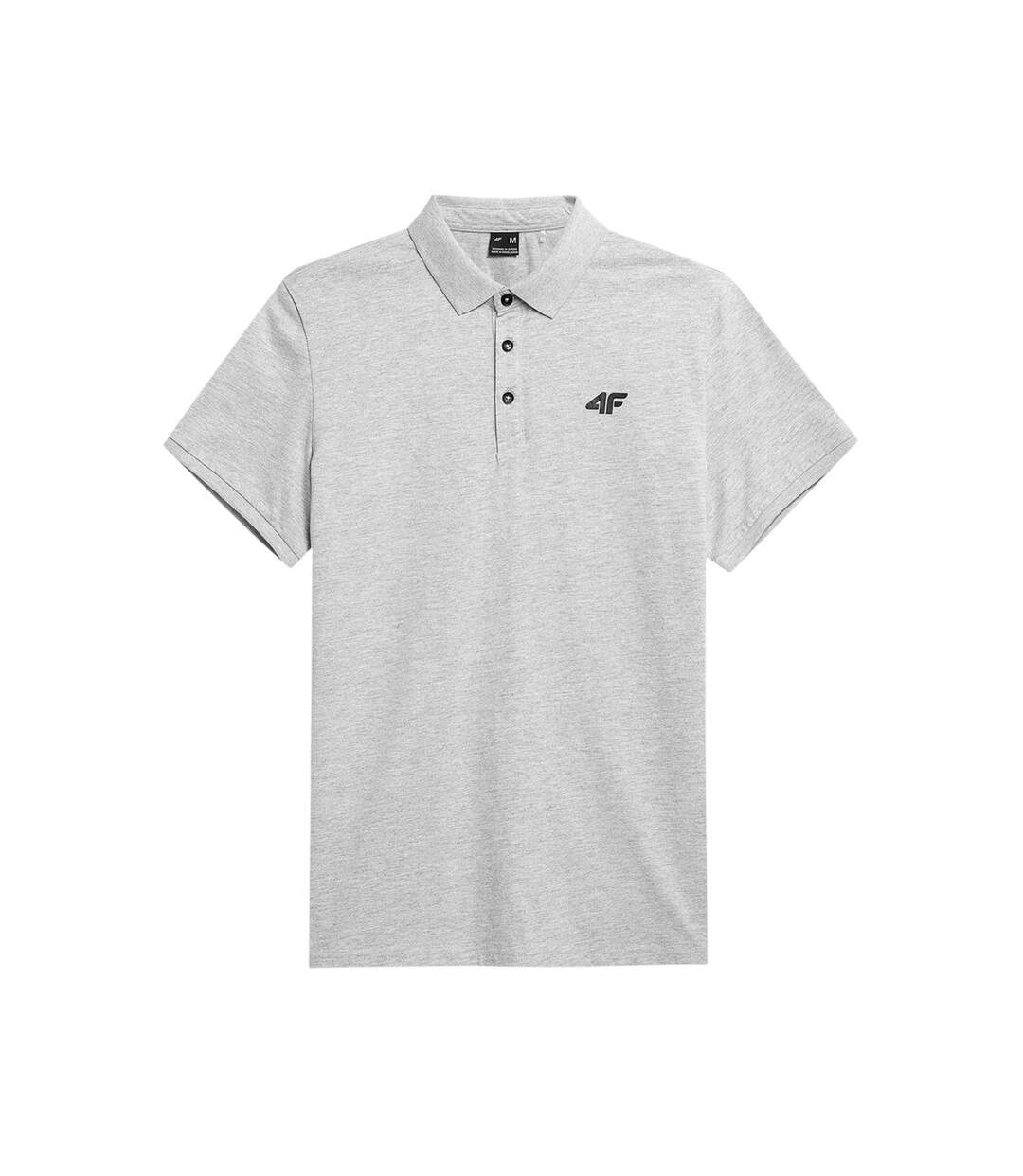 Polo H4l22 Tsm355 Homme Gris 4F-2