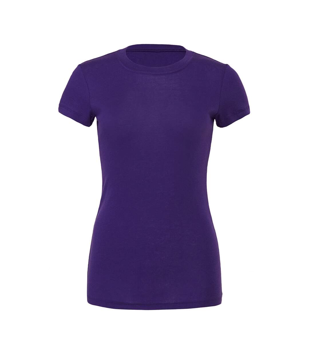 Womens/ladies the favourite t-shirt team purple Bella + Canvas