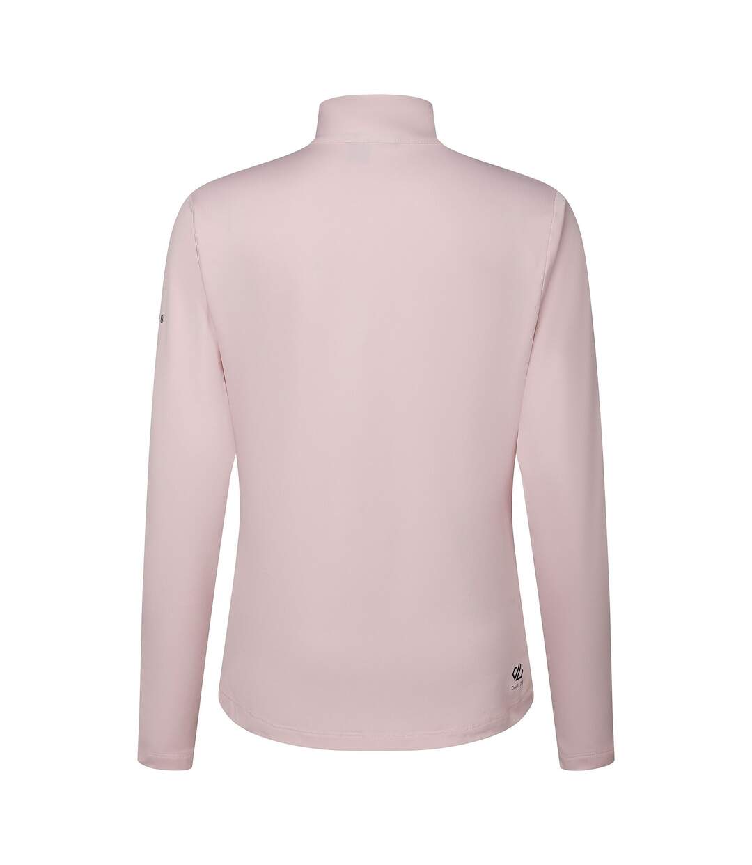 Haut De Sport Uni Et Extensible À Col Montant Zippé Lowline Femme Rose Pâle Dare 2B-3