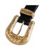 Ceinture noire femme superdry statement belt - s-2