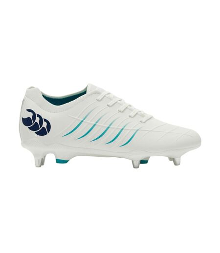 Chaussures De Rugby Pour Terrain Souple Phoenix 2.0 Pro Homme Blanc Vert Canterbury