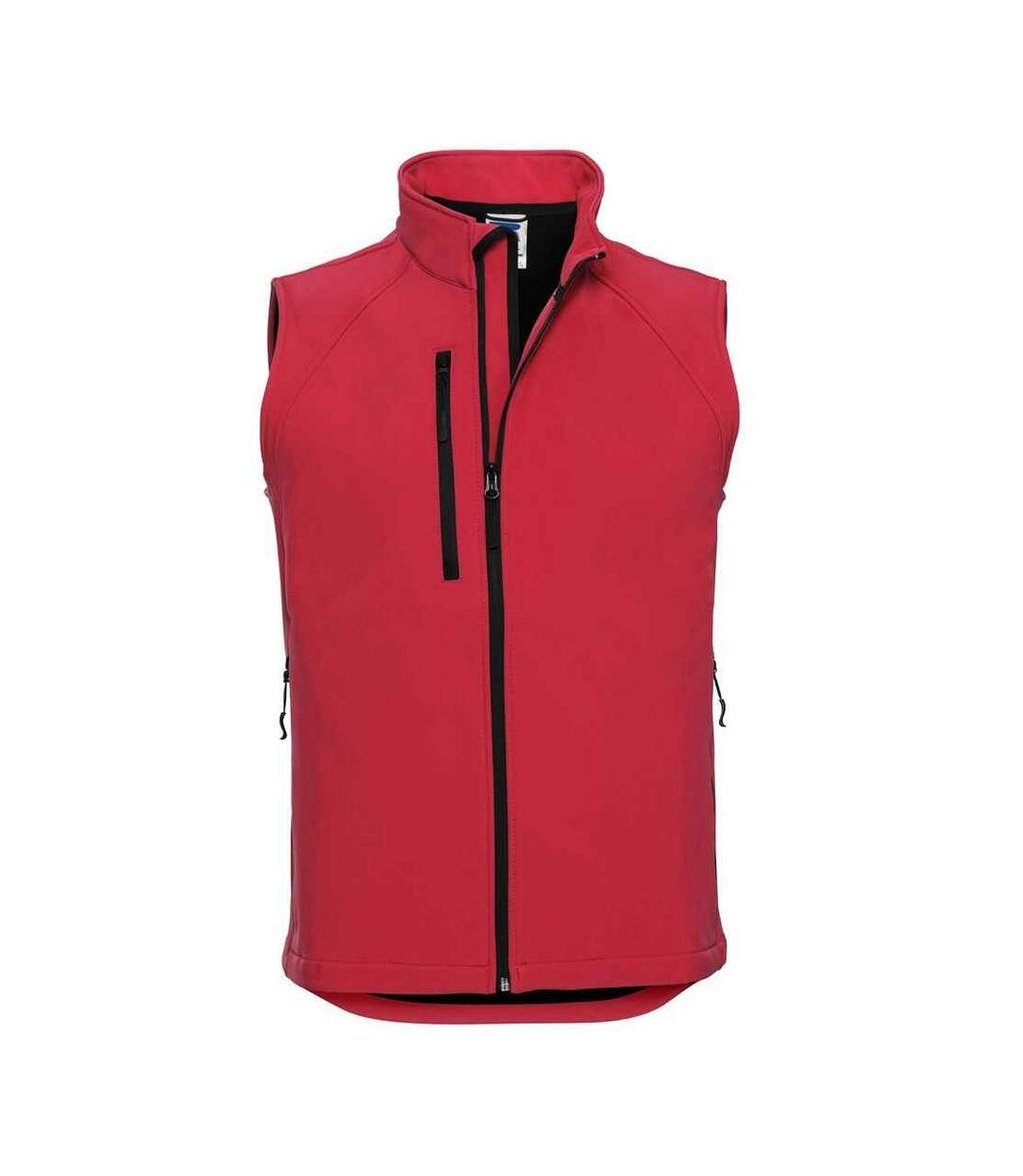 Mens softshell vest classic red Russell