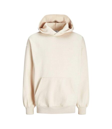 Sweat À Capuche Homme Beige Pâle Jack And Jones