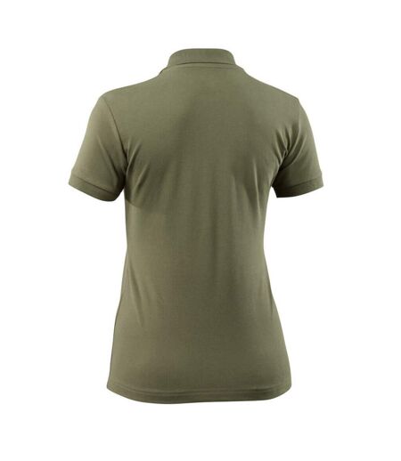 Womens/ladies Grasse Crossover Polo Shirt Moss Green Mascot
