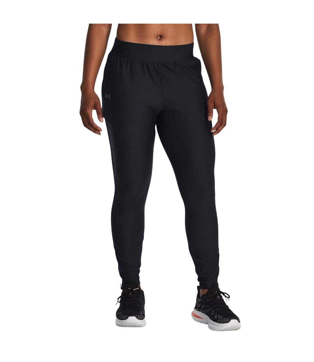 Womens/ladies Qualifier Elite Tracksuit Bottoms Black Under Armour-4