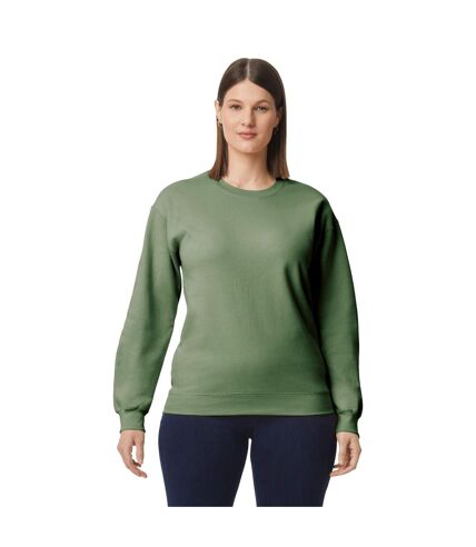 Gildan Mens Softstyle Midweight Sweatshirt (Military Green)