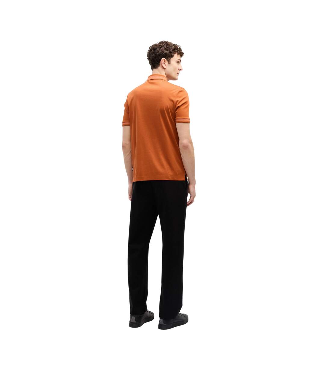 Polo Manches Courtes Hbb Phillipson Homme Orange Foncé Boss-3