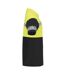 Polo Progression Homme Noir Jaune Projob-4