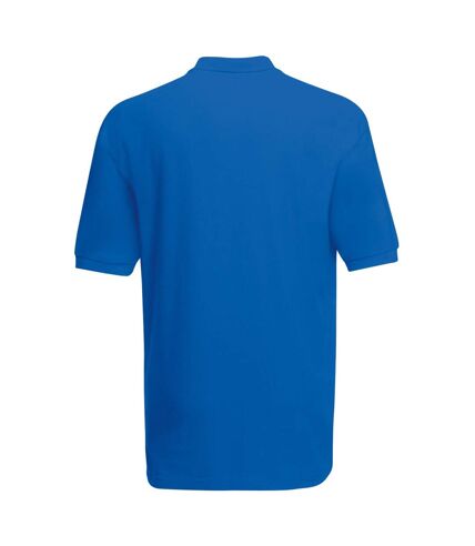 Fruit Of The Loom Mens 65/35 Pique Short Sleeve Polo Shirt (Royal) - UTBC388
