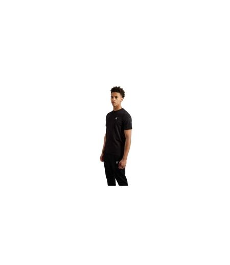 Mens Cotton Jersey T-shirt Black 11 Degrees