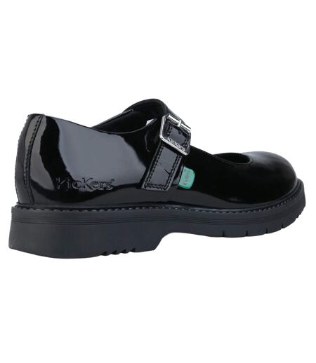 Chaussures finley patent femme noir Kickers