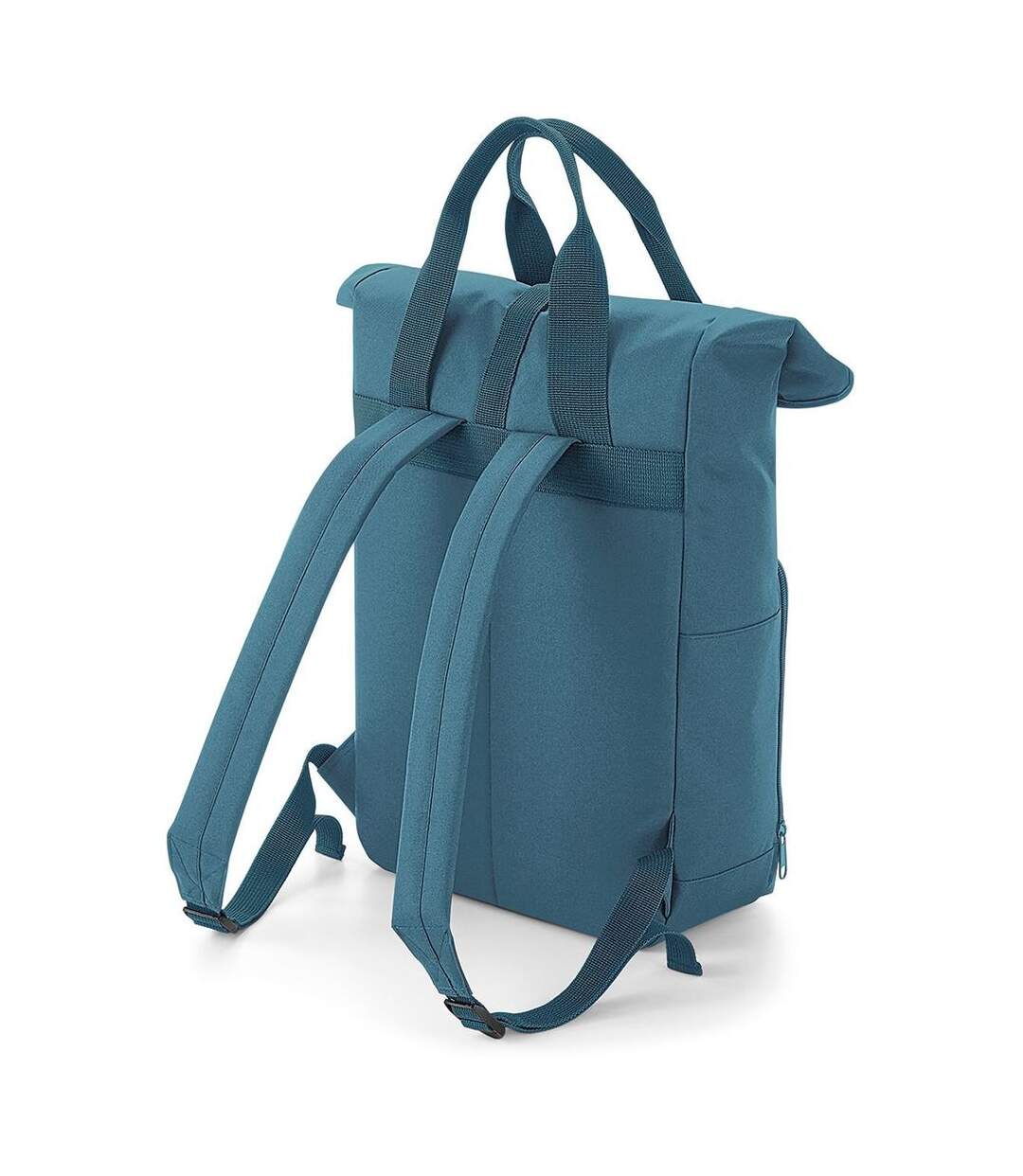 Sac à dos urbain rolltop et poignées - 14 litres - BG118 - bleu airforce-3