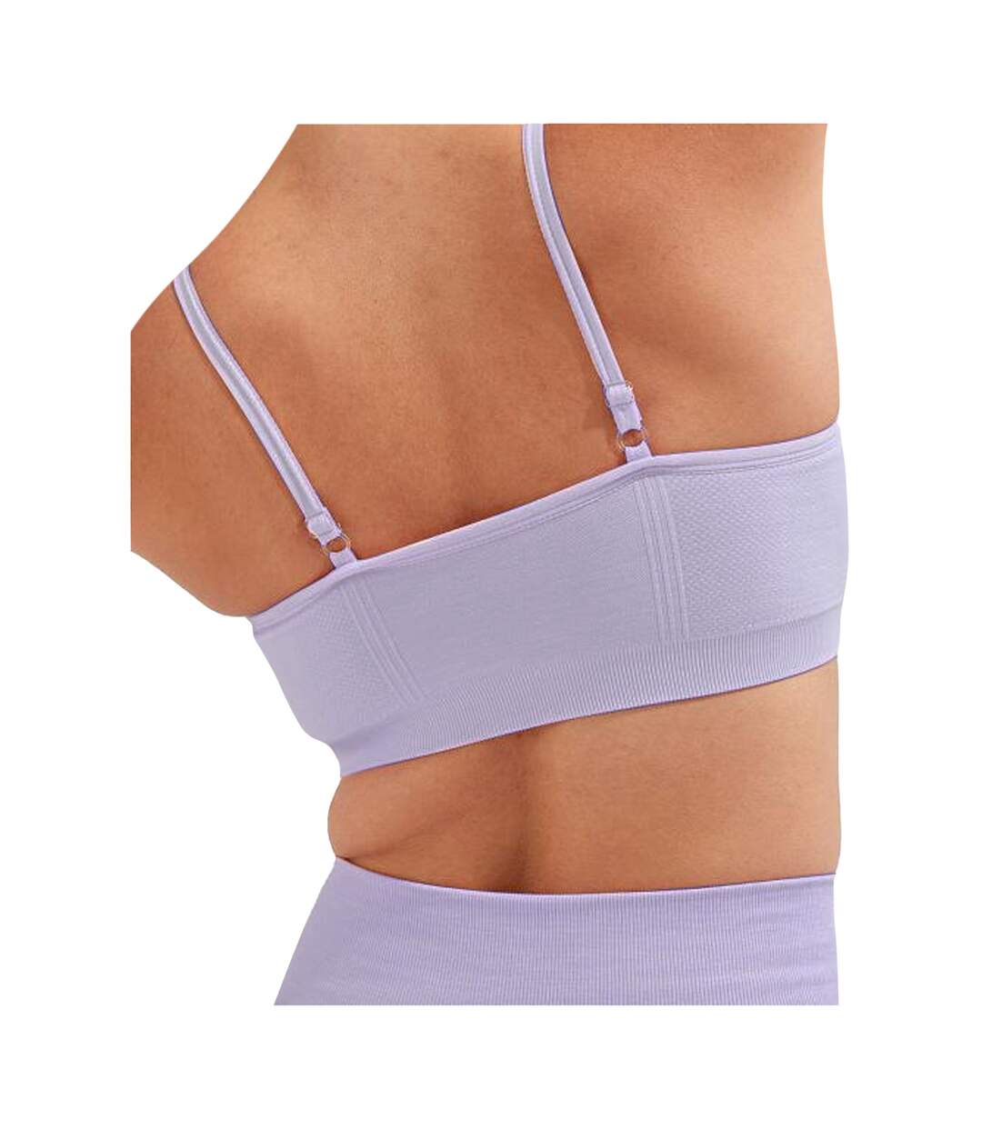 Brassière de sport femme lilas TriDri