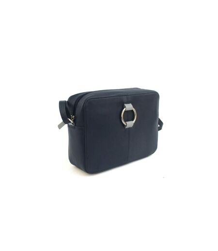 Eastern Counties Leather Womens/Ladies Helen Leather Purse (Navy/Gray) (One Size)