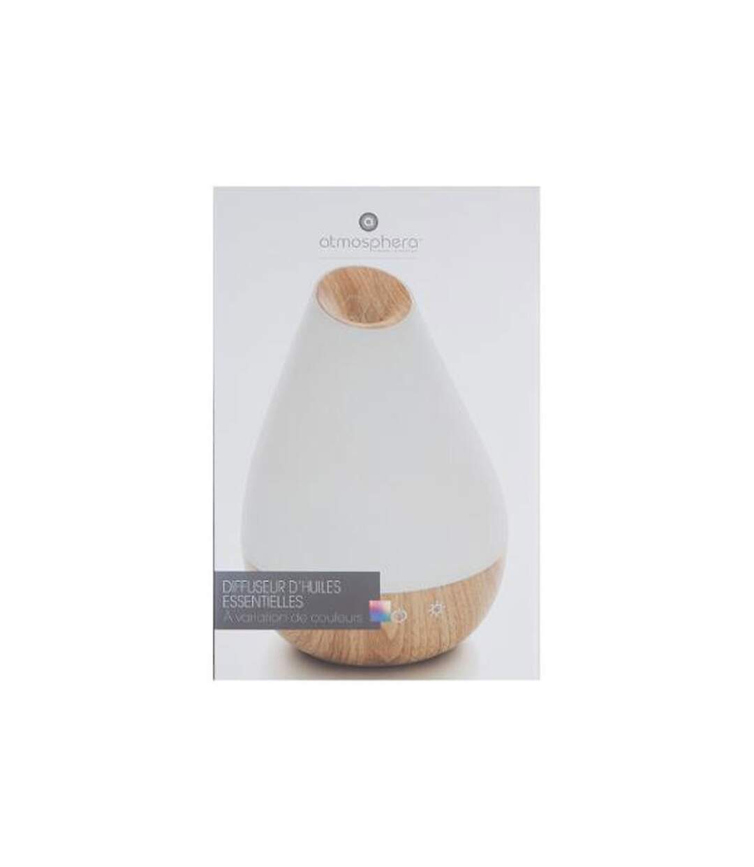 Diffuseur d'Huiles Essentielles LED Arlie 22cm Blanc-4