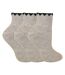 3 Pairs Ladies Short Alpaca Wool Moisture Wicking Socks-1
