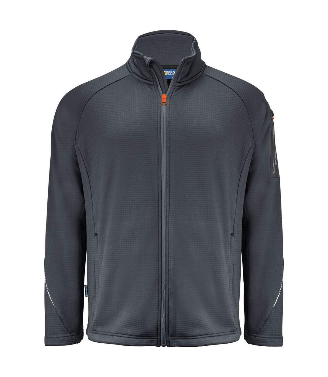 Mens Microfleece Jacket Grey Projob-1