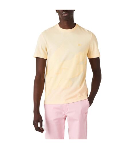 T-shirt homme jaune Lacoste