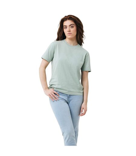 Unisex adult teide recycled cotton t-shirt iceberg green Iqoniq