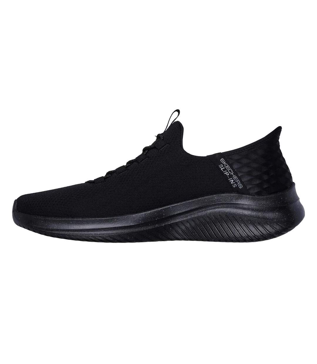 Mens Ultra Flex 3.0 Right Away Wide Trainers Black Skechers-2