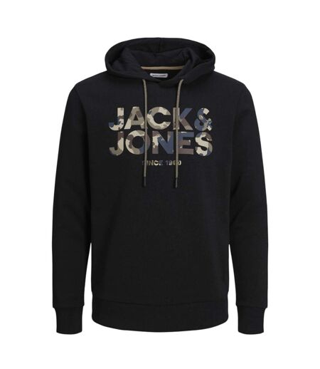 Mens James Hoodie Black Jack And Jones